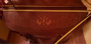 Mueble de entrada / recibidor madera con espejo