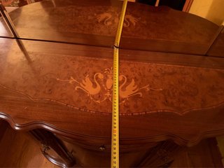 Mueble de entrada / recibidor madera con espejo