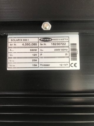 Inversor Fotovoltaico 559W 12V Steca Fronius