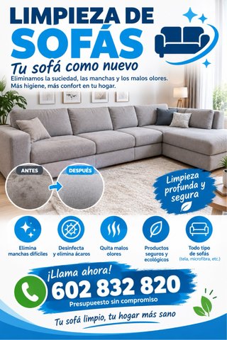 Limpieza sofas