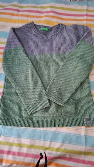 Jersey niño United Colors of Benetton gris