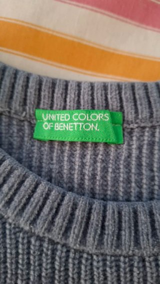 Jersey niño United Colors of Benetton gris