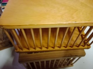 Gabbie in legno fatte a mano