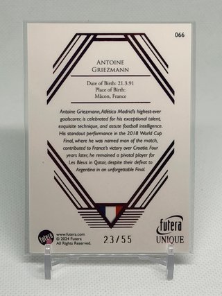 Antoine Griezmann /55 Francia Futera Unique