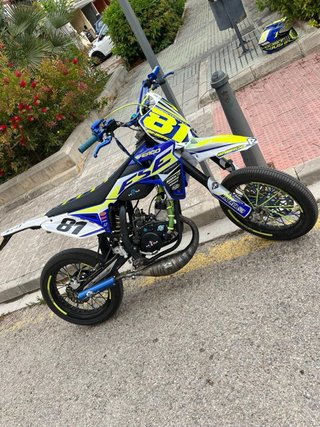 Sherco 49cc Motocross Azul y Blanco