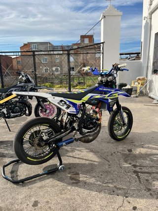 Sherco 49cc Motocross Azul y Blanco