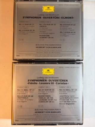 Beethoven Karajan 6 CDs DG