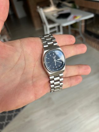 Reloj Seiko 5 tv Automático Esfera Azul