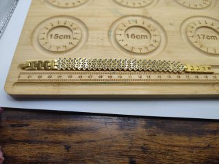 Pulsera Acero Dorada Circonitas