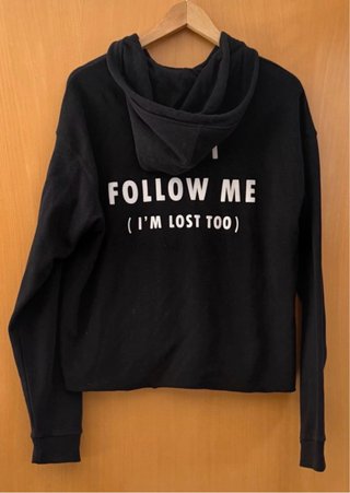 Sudadera Bershka Negra Talla S