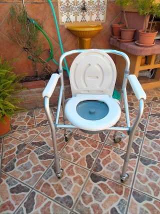 Silla para Wc y ducha con ruedas