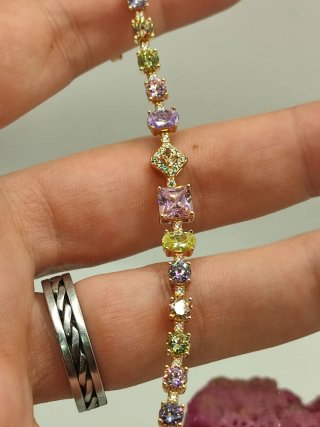 Pulsera Xuping Zirconia Multicolor