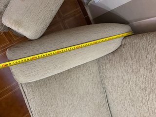 Sofá y 2 sillones  beige