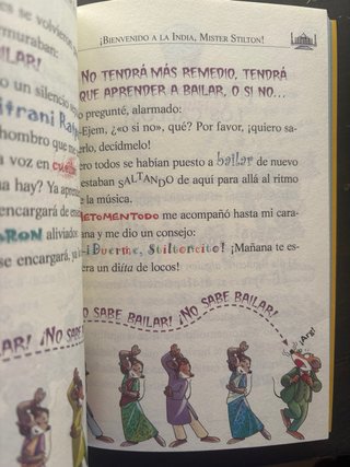 Libro de lectura de Geronimo Stilton