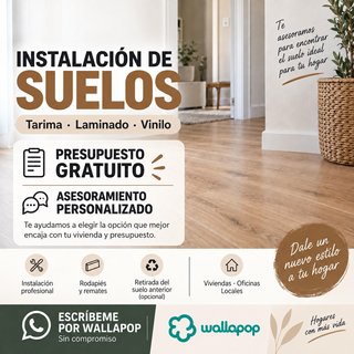 Instalación de Suelos: Tarima, Laminado y Vinilo