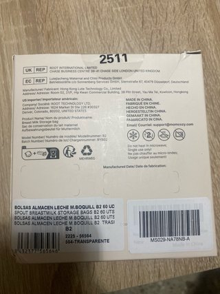 Momcosy Bolsas Conservación Leche 60uds
