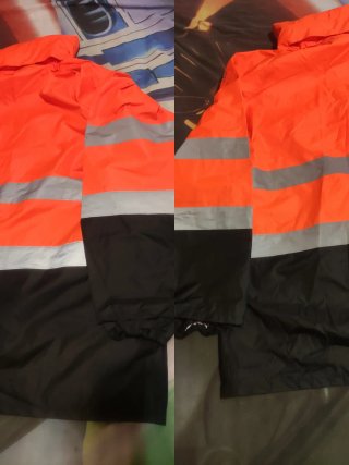 Traje de agua XL naranja y negro