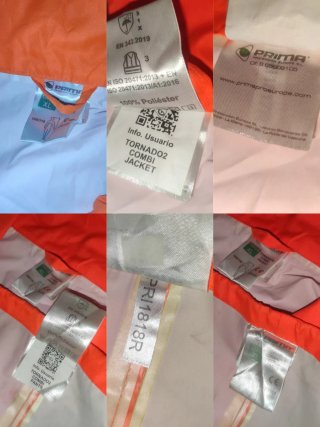 Traje de agua XL naranja y negro