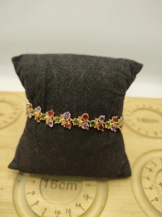 Pulsera Xuping Mariposas Circonitas Multicolor