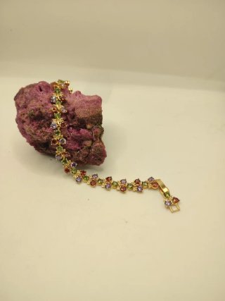 Pulsera Xuping Mariposas Circonitas Multicolor