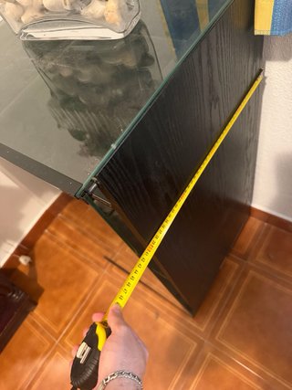 Mueble Sony Negro y Cristal