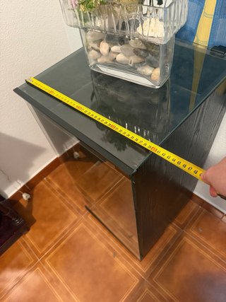 Mueble Sony Negro y Cristal