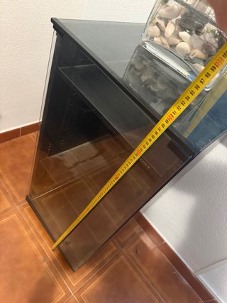 Mueble Sony Negro y Cristal