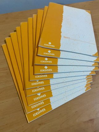 Libretas A5 Pauta 2 líneas 10 uds