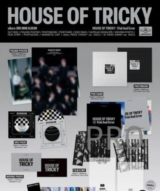 xikers - HOUSE OF TRICKY: Trial And Error (3er Mini Album) - Opción: Tricky - Negro