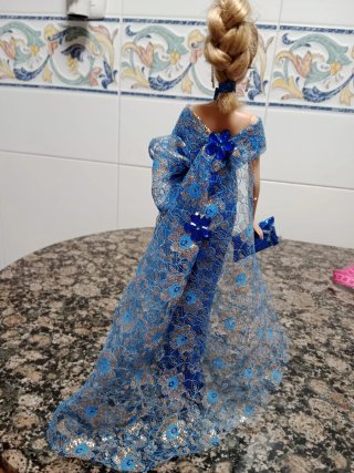 Barbie Vestido Azul Cenicienta Mattel