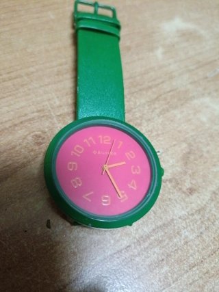 Reloj Bilyfer chica rosa y verde