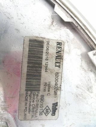 Piloto nissan 20696221 8200402981 primastar dci