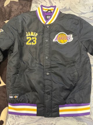 Chaqueta NBA Lakers Negra Unisex