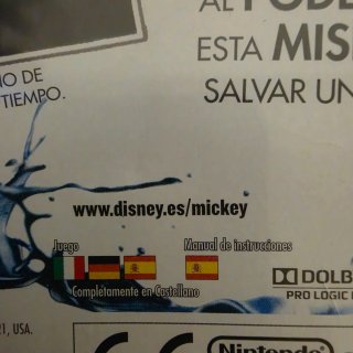 Disney Epic Mickey Wii Juego