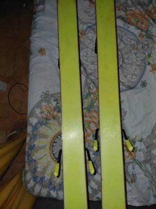 Botas de esquí Crispi amarillas