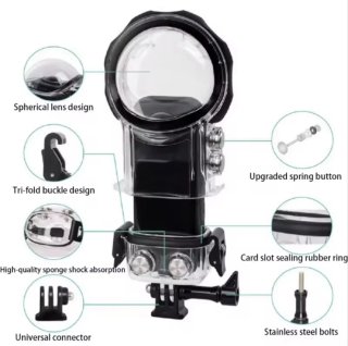 Carcasa Buceo Insta360 X3 40m Waterproof