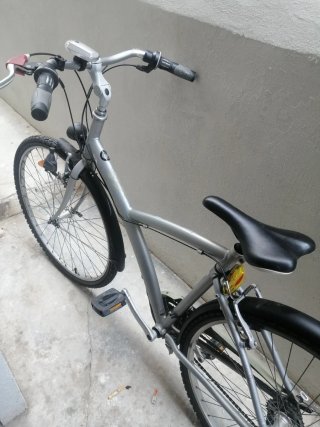 Bicicleta plateada 50€