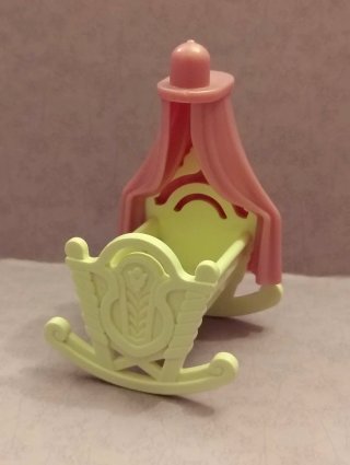 Moisés Cuna Playmobil Rosa y Amarillo