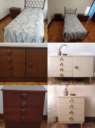 URGE!! Muebles habitación: cama, mesita y cómoda