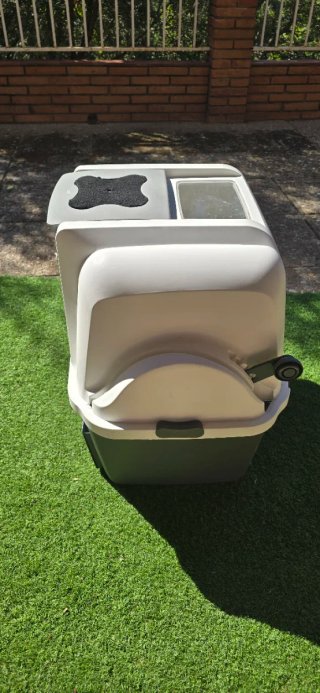 Arenero para gatos con cajón