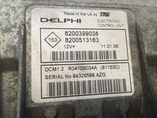 8200399038 centralita renault clio 1.5 dci 54913