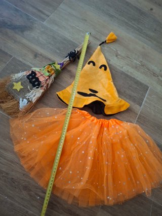 Disfraz Halloween Niña: Tutú y Sombrero
