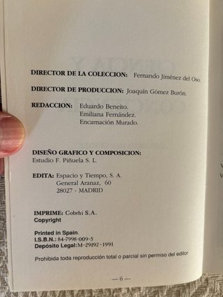 Biblioteca Espacio y Tiempo, 2 libros