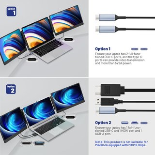 Monitor Portátil DomyFan 14 FHD 1080p