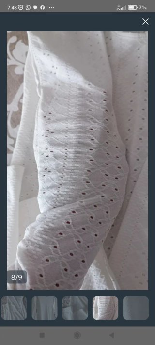 Mono pantalón calado blanco