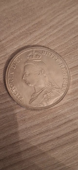 Moneta Regina Vittoria D.G. REG. F.D.
