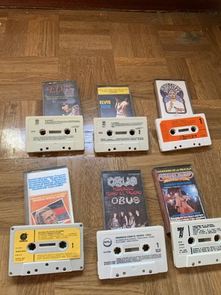 Lote 9 Cintas Cassette Rock Español Obús Elvis