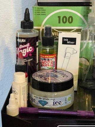 Lote material para tatuaje – consumibles y accesor