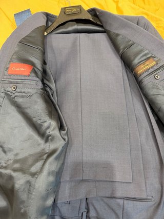 Traje Vitali Barberis Canonico Azul Talla 54