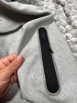 Nike Tech Fleece Zip Hoodie Gris Talla M